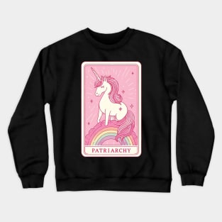 Patriarchy Unicorn Crewneck Sweatshirt